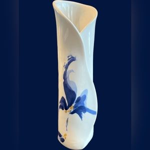 Signed Sibylle Beautiful Hand-painted Pottery Vase